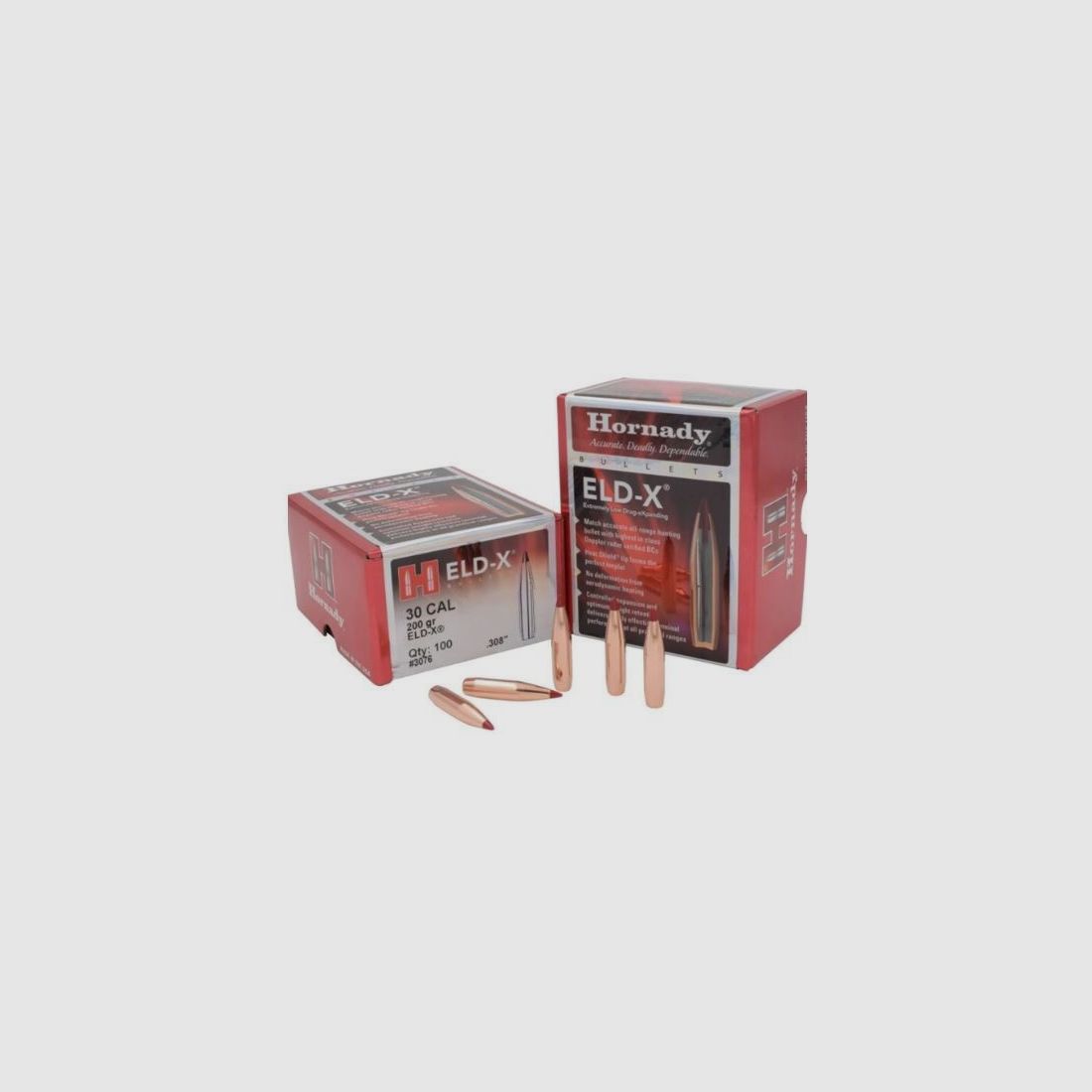 Hornady ELD-X – Caliber .308 Win | 200 Grain #3076