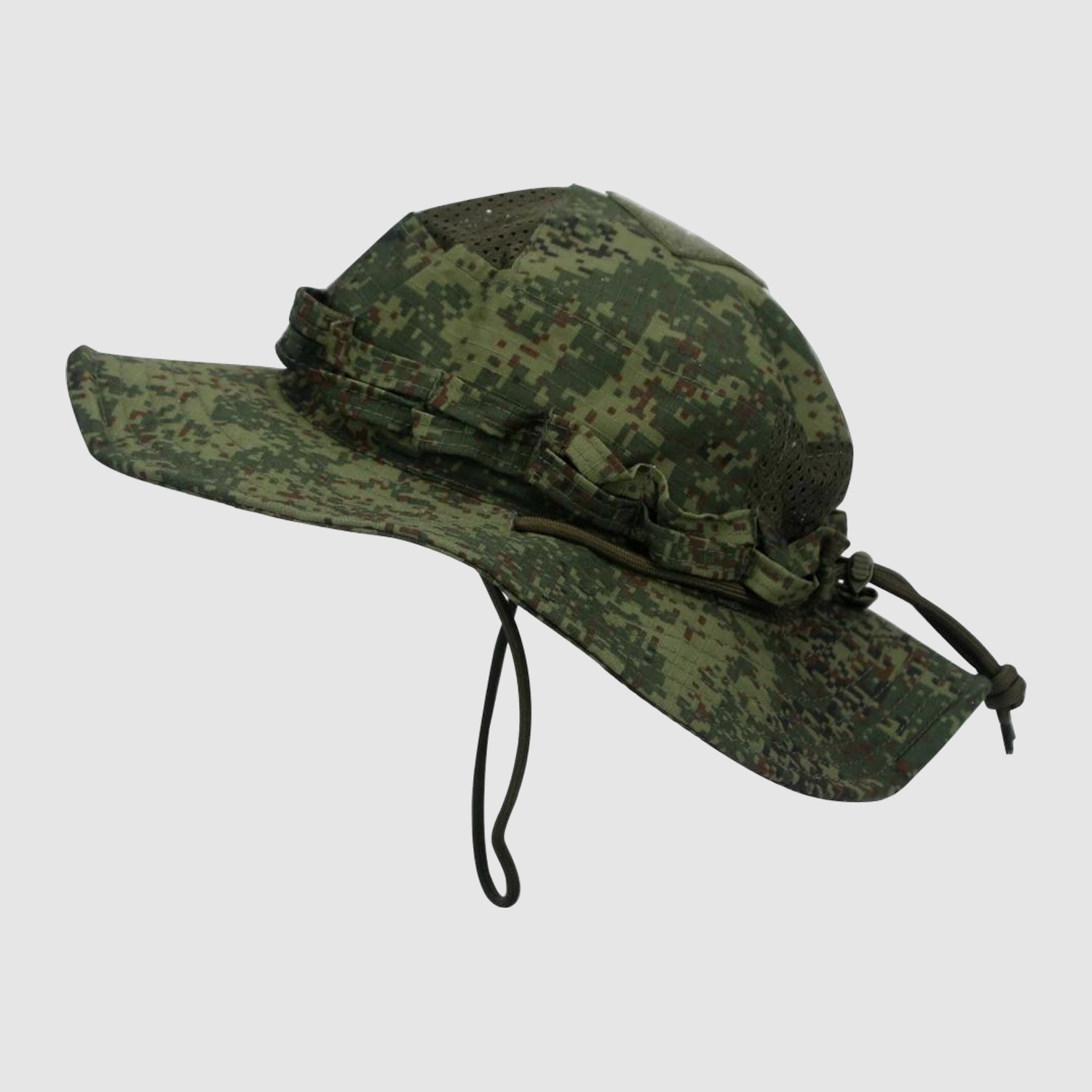 Tactical Camo Boonie Hat Men Women - No More Sunburn on Head - Pixel Camo