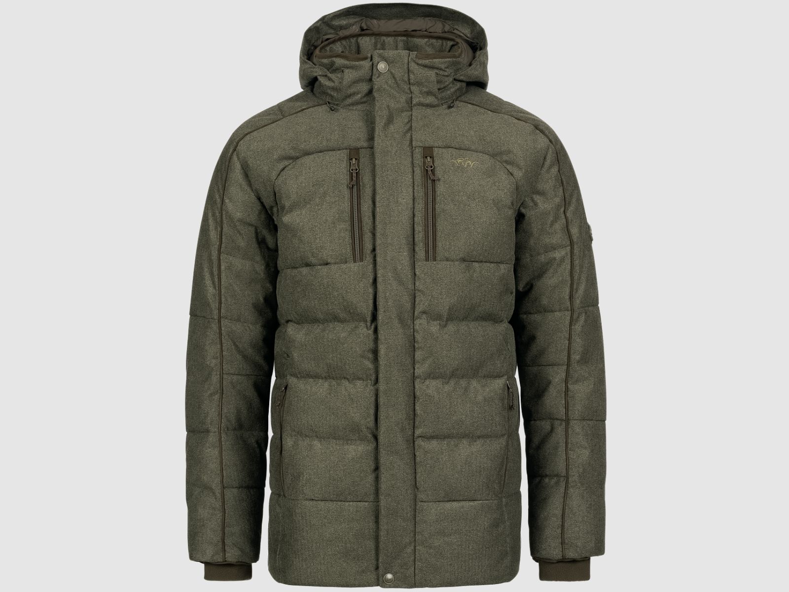 Blaser Herren VINTAGE Radiation Daunen Jacke olive melange / schwarz