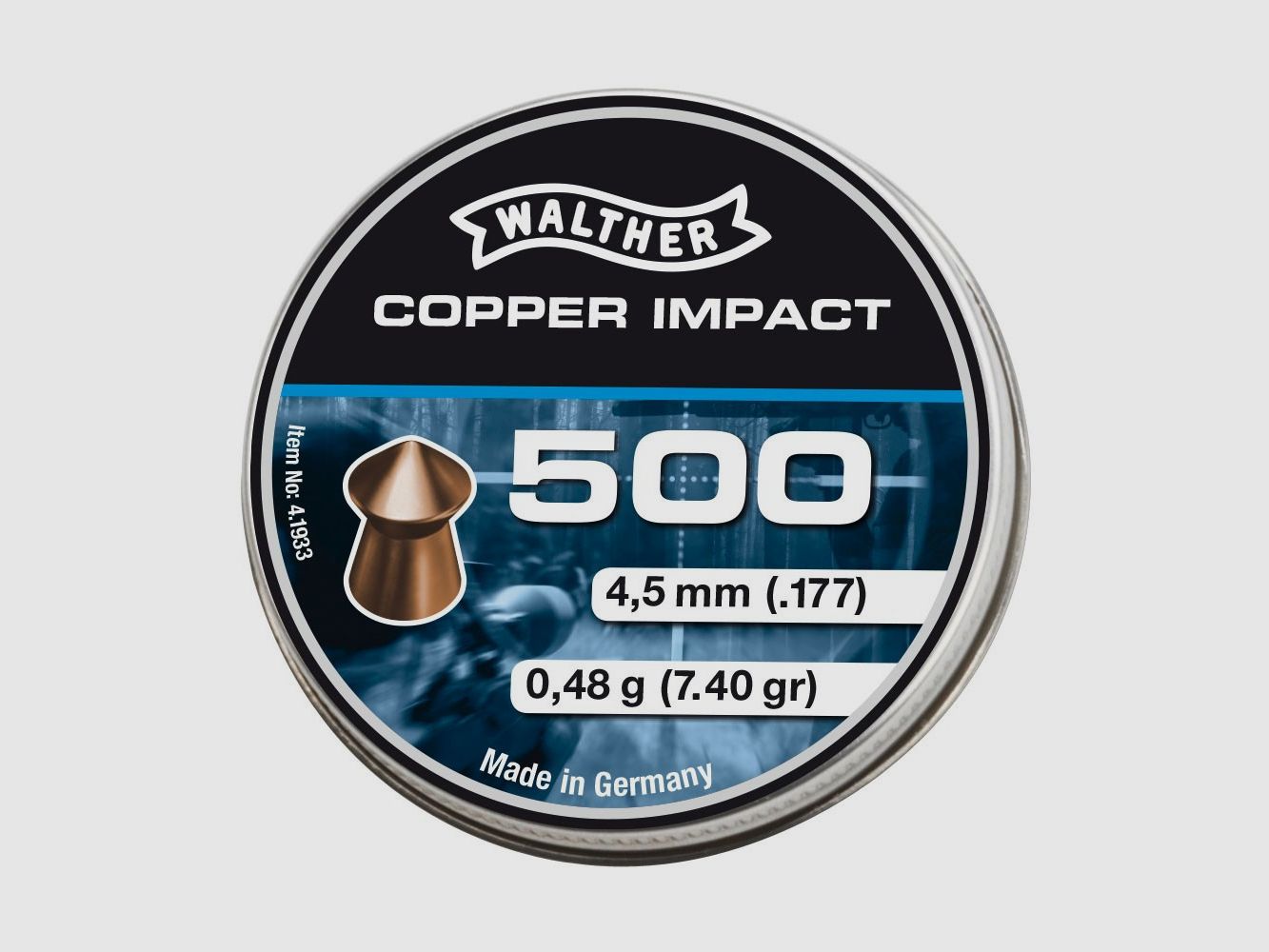 Walther 4,5mm Diabolo Impact 0,48g – 2500 Stück