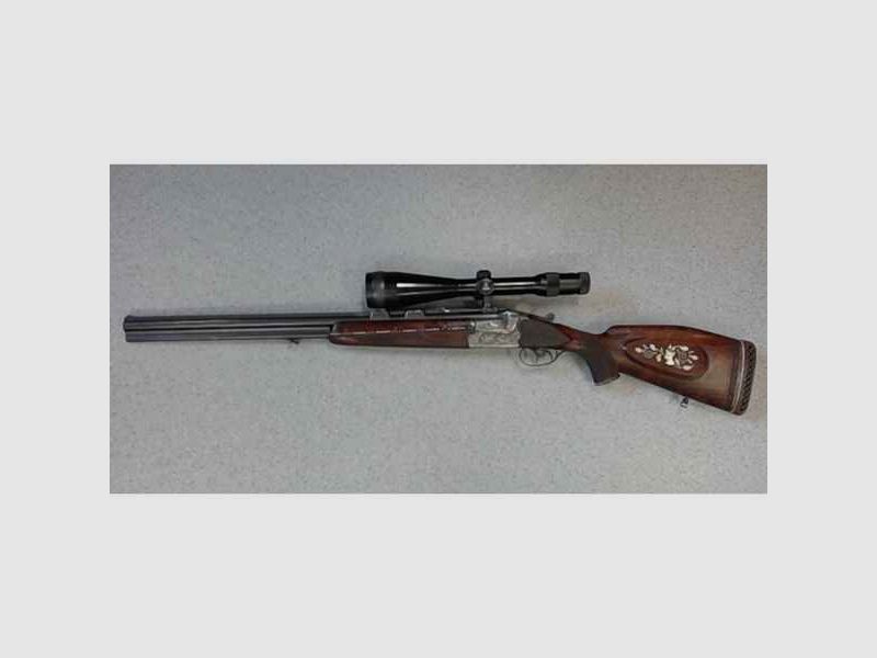 Bockbüchsflinte Bühag Kal. 12/70 - 7x65R gebraucht