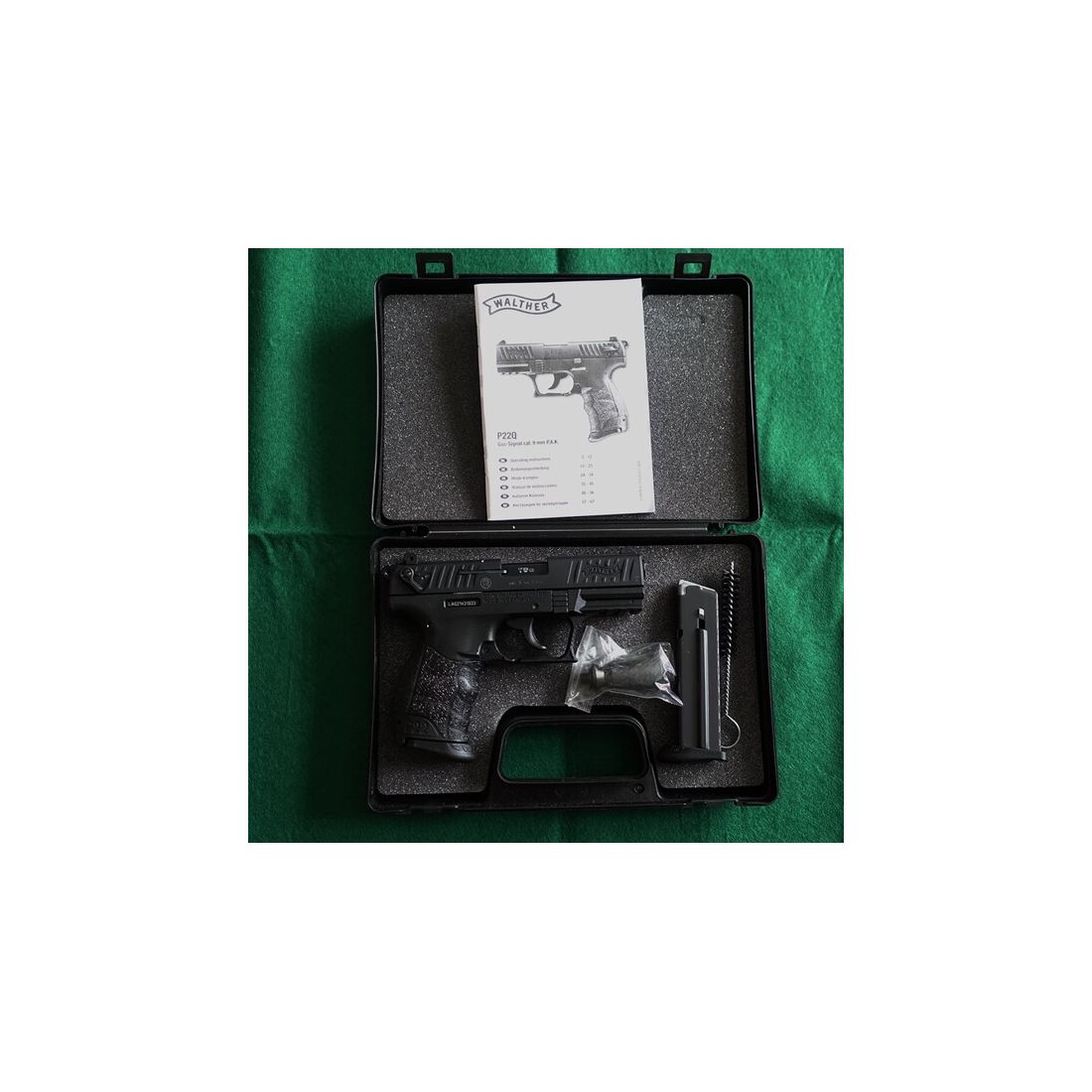 Walther P22Q , 9mm PAK, NEU mit extra Magazin