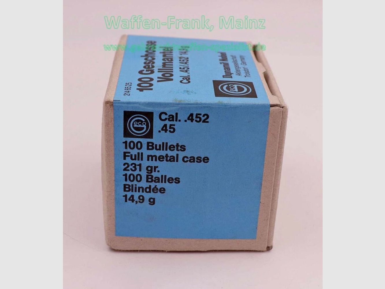 Geco - Fürth FFW Bullets .45 (.452)