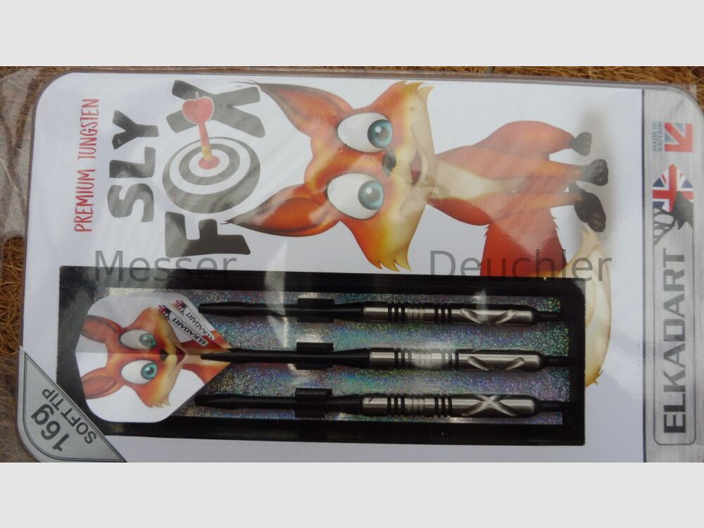Elka Dart Sly Fox Premium Soft Tip Dart Nickel/Tungsten