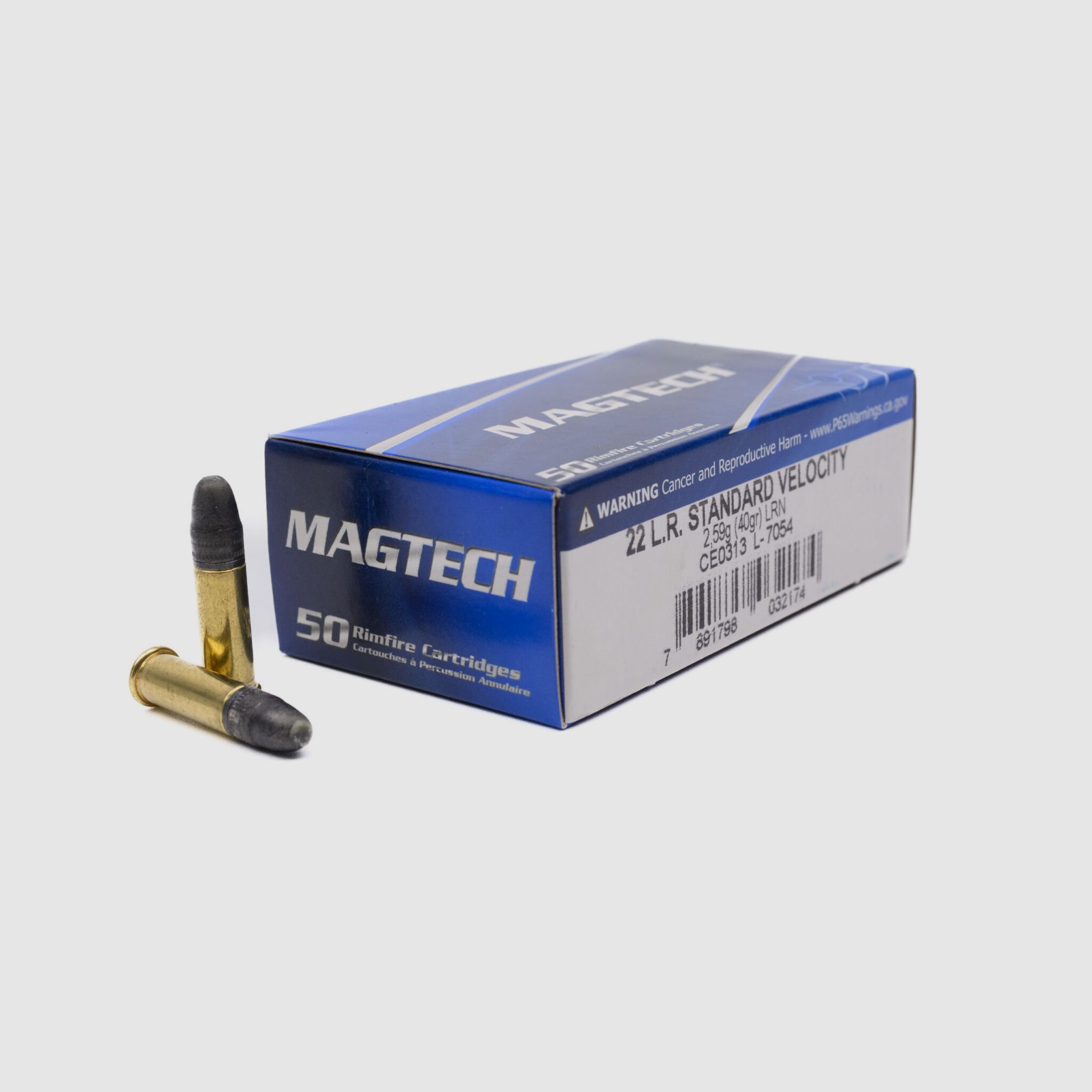 MAGTECH .22 LR Standard Velocity LRN 2.6g/40grs