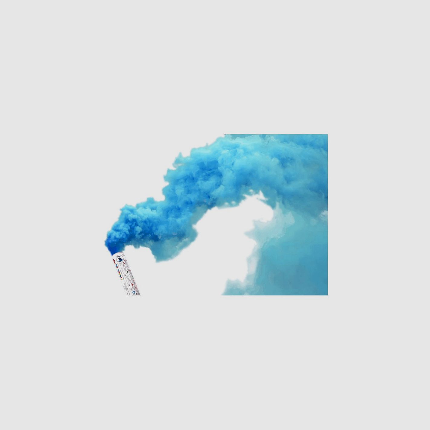 Fumogeno T1 V°D colore Azzurro 3 pz, immagine 2 di 2
