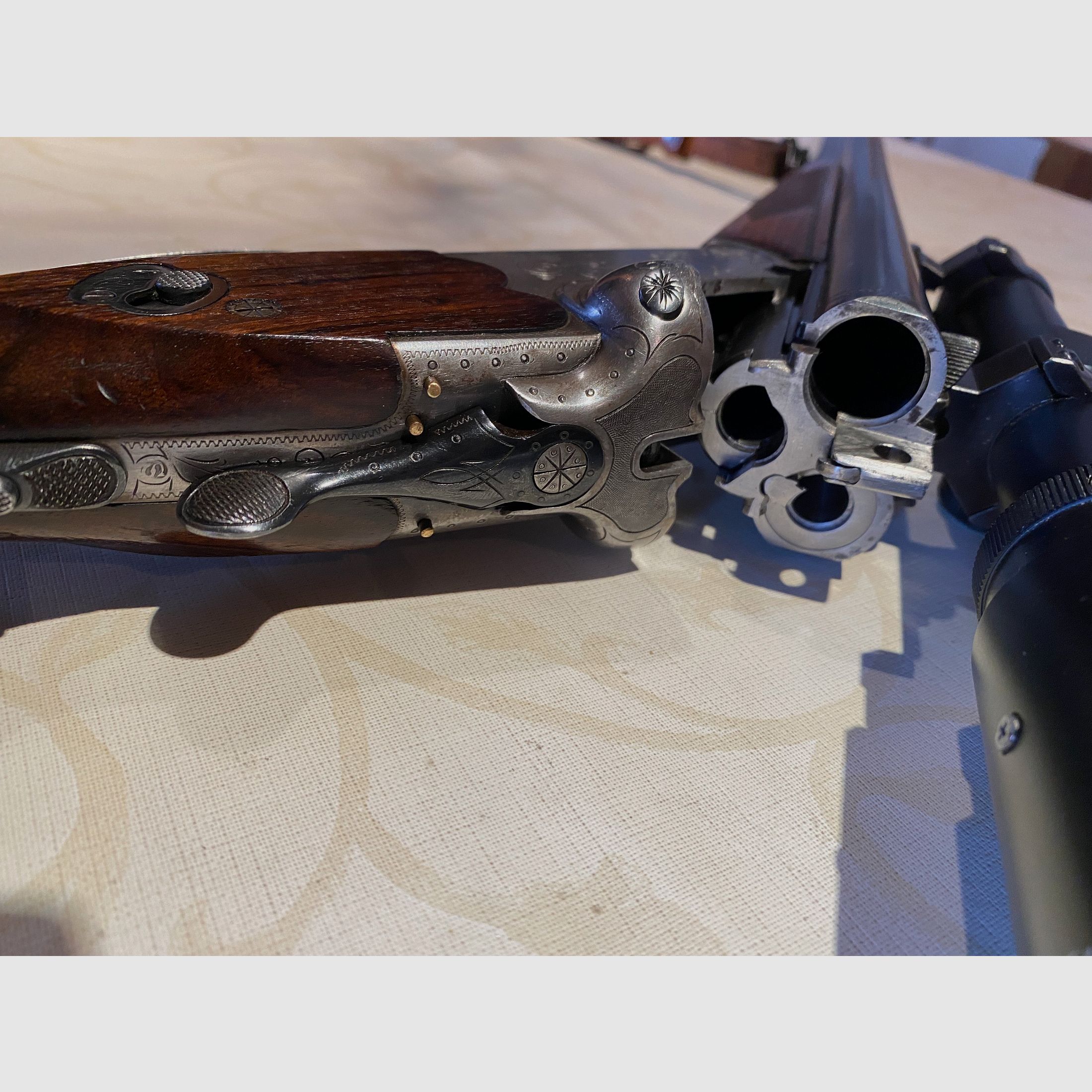 For sale: Drilling Gebrüder Merkel Suhl Model 32, Serial No. 976844, manufactured in 1976