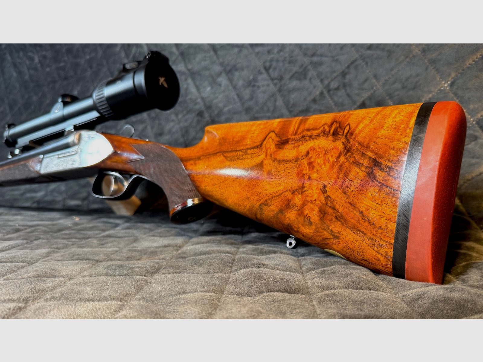 Doble rifle Hambrusch Ferlach 9,3x74R Swarovski Z6i TOP!