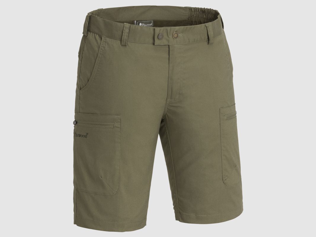 Pinewood Herren Shorts Tiveden TC Stretch Oliv