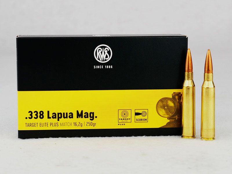 RWS Target Elite Plus .338 Lapua Magnum, 250 grs 1 Packung (20 Schuss á 4,225 €*)