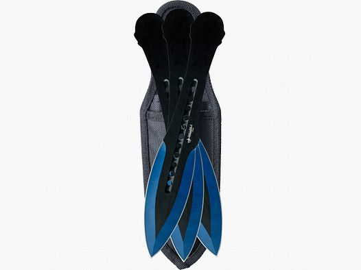 Wurfmesserset blue tip 3er Set