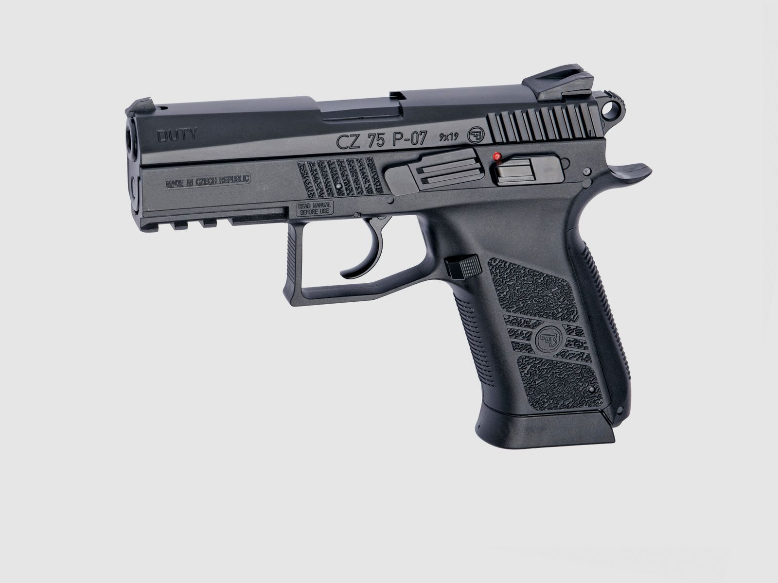 CZ75 P-07 Duty Schwarz Metall-Schlitten – 6 mm Co2