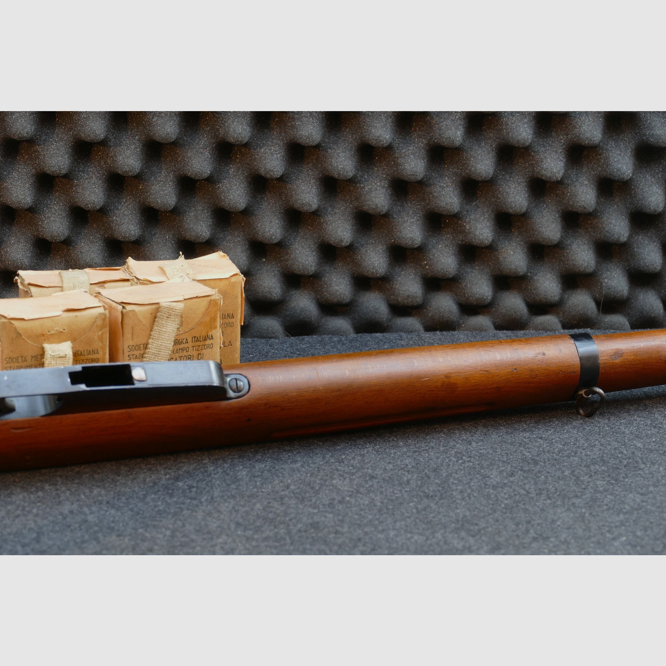 Carcano Mod. 1938 „Fucile Corto“, 7,35Carcano — 1939 — Schaft & System nummerngleich (Kurzgewehr), Ordonnanz, Sammler