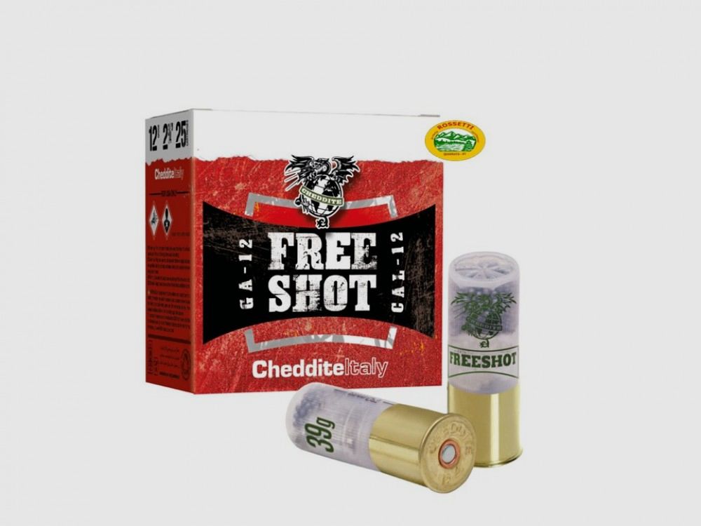 CHEDDITE Patronen FREE SHOTS Kal.12 gr.39 Speciale Colombaccio