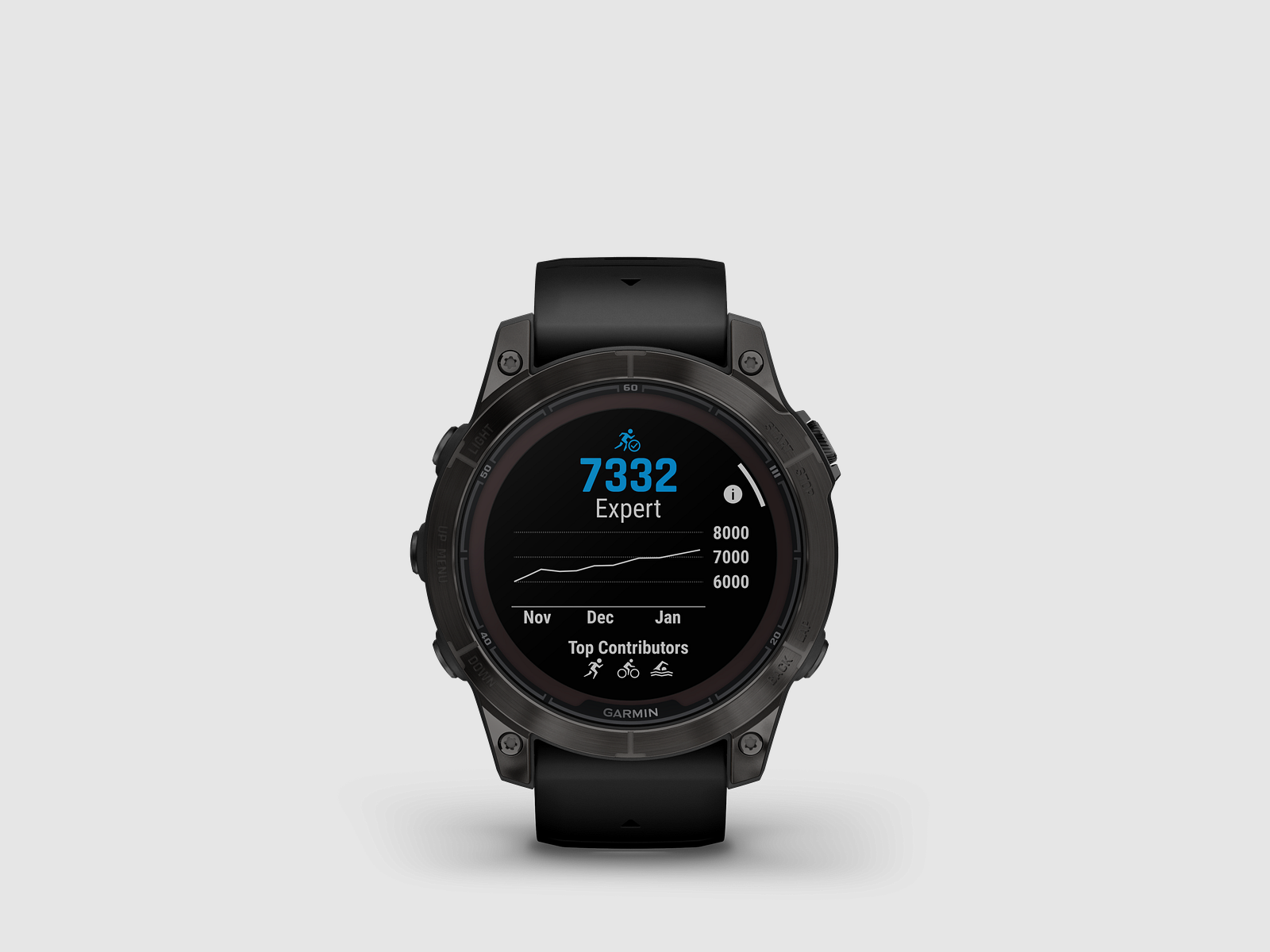 Garmin fēnix® 7 Pro – Sapphire Solar Edition, Schwarz/Carbongrau Titan DLC mit QuickFit®-Silikon-Armband 22 mm, Bild 9 von 12