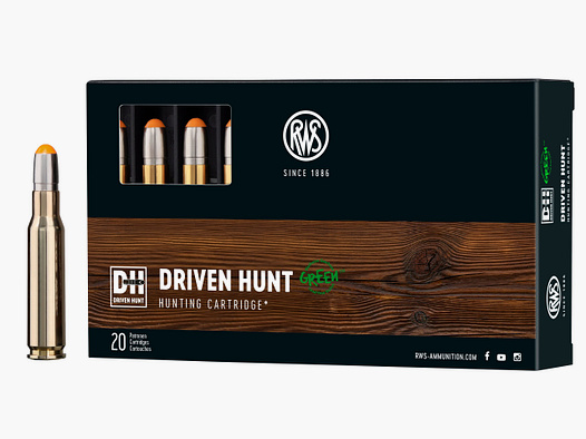 Cartucce per fucile RWS Driven Hunt .308 Win. 165 grains