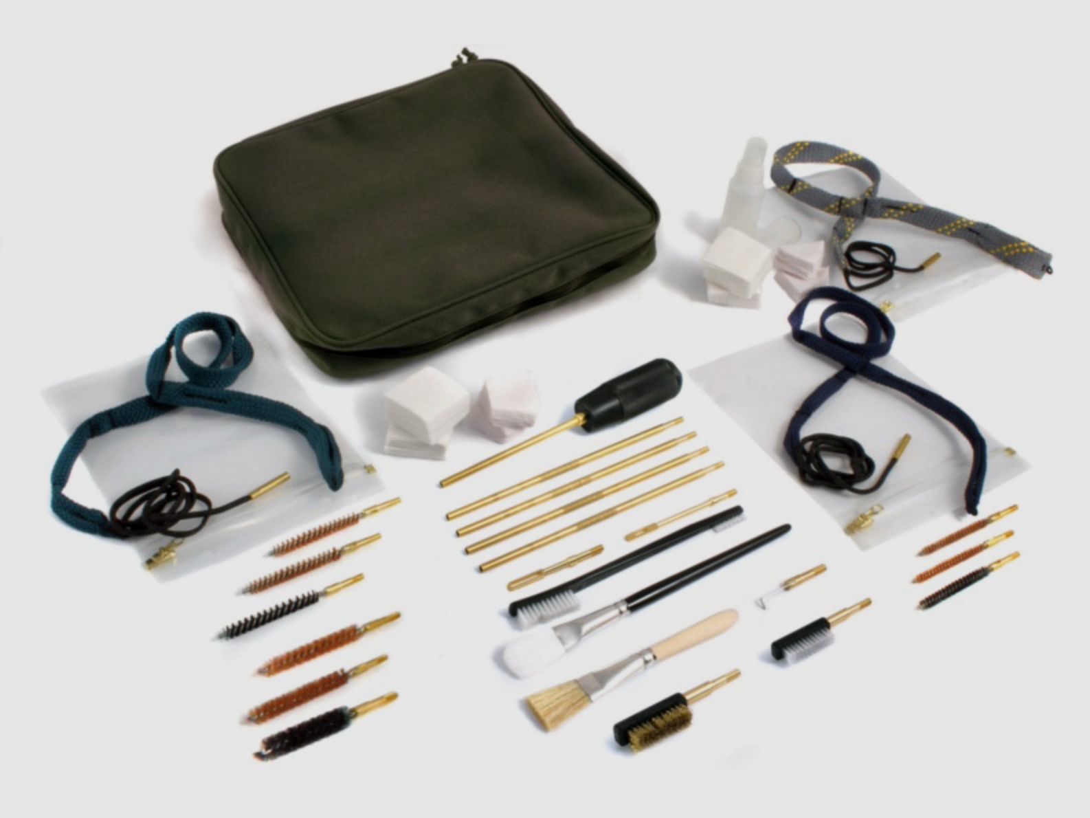 Kit di pulizia da 25 pezzi M4, ottone, .22 - 9mm