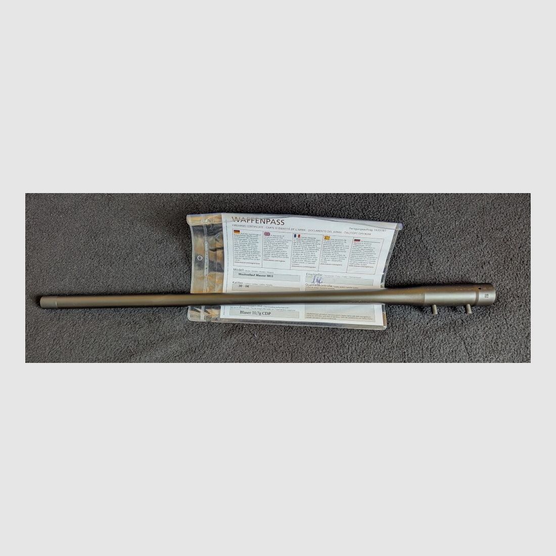 Mauser M03 Austauschlauf mit 15x1 Gewinde