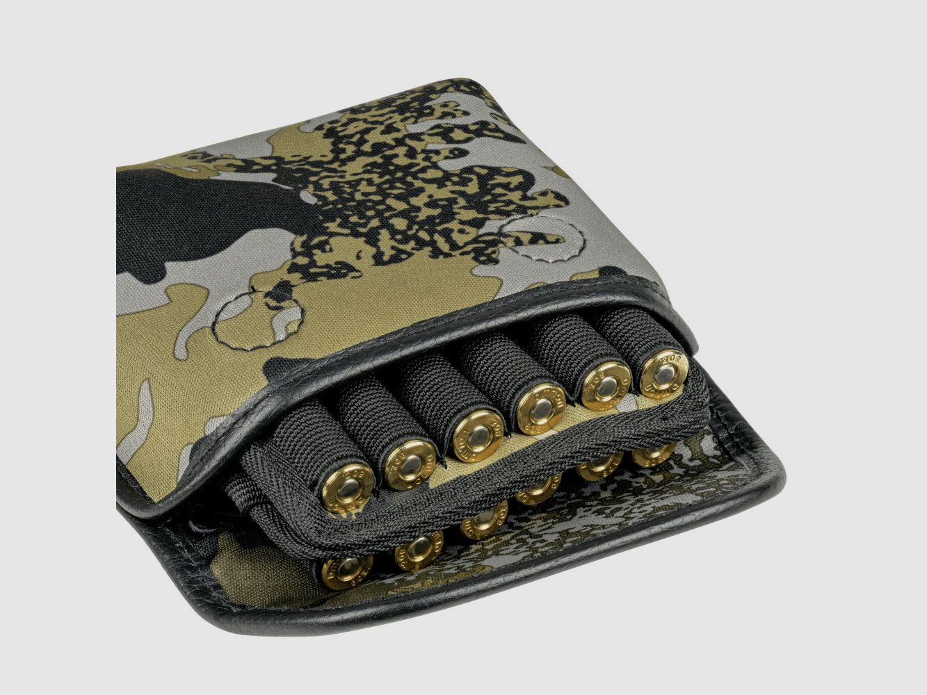 Patronenetui Blaser HunTec Camo, Leder-Neopren für 12 Patronen, Bild 5 von 8