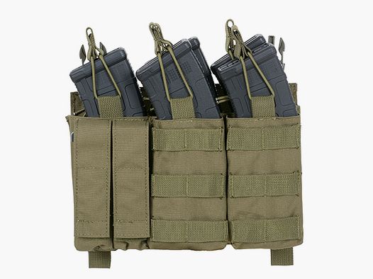 Buckle Up Triple AK Mag/Pistol Pouch Panel - Olive