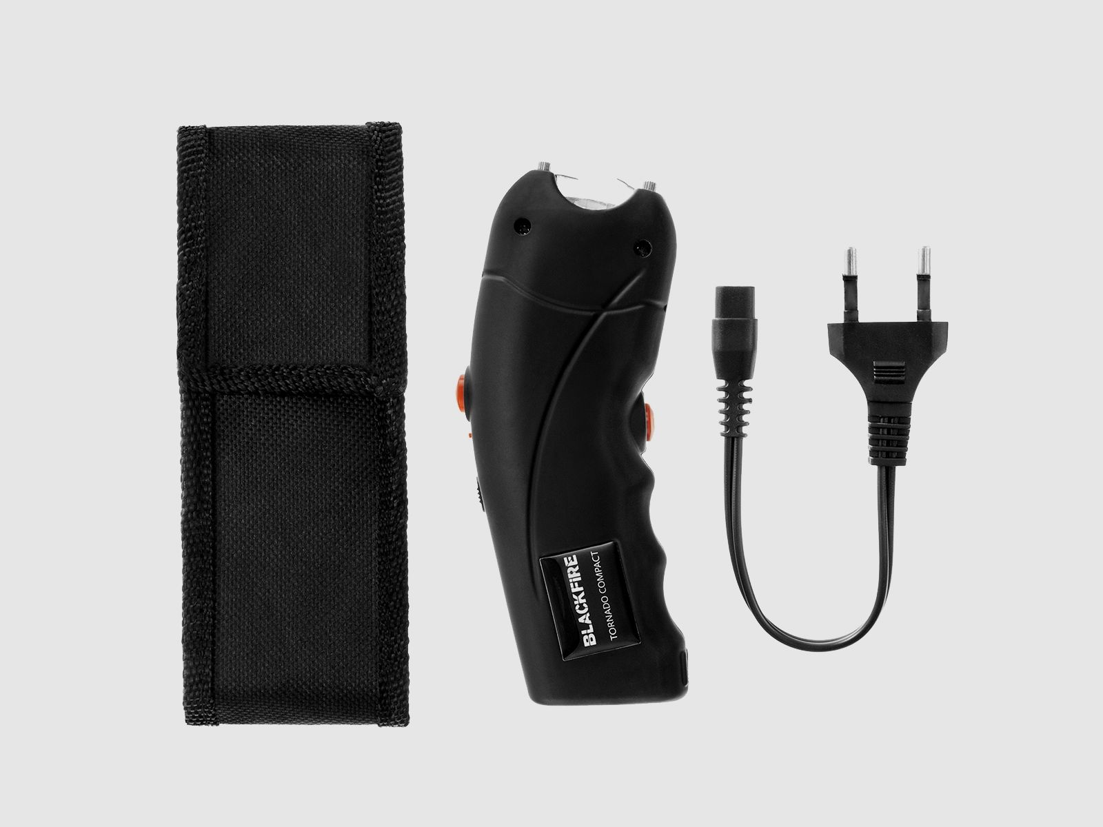 Blackfire Tornado Compact stun gun – built-in flashlight, rechargeable battery, image 1 of 5