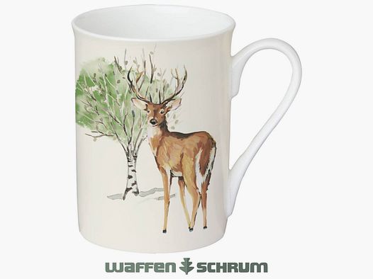 Taza de café de porcelana Fritzmann Deer Grove