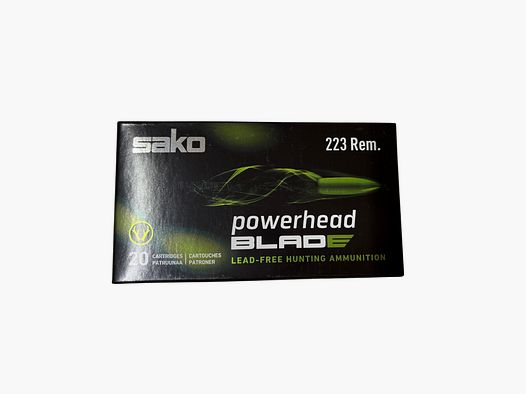 Sako Powerhead Blade .223 Rem. 55gr 3,5g SP senza piombo