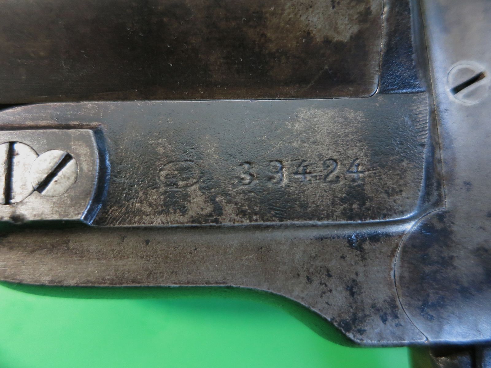 Signal pistol J.G. Anschütz model lever, caliber 4, original long version, collector's rarity #4