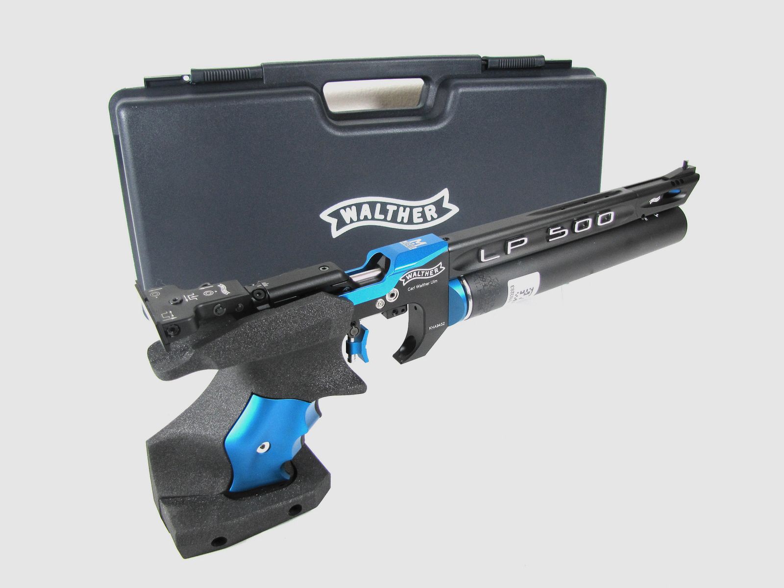 Match -Luftpistole Walther LP500 Meister Manufaktur Blau Neuwertig!!!