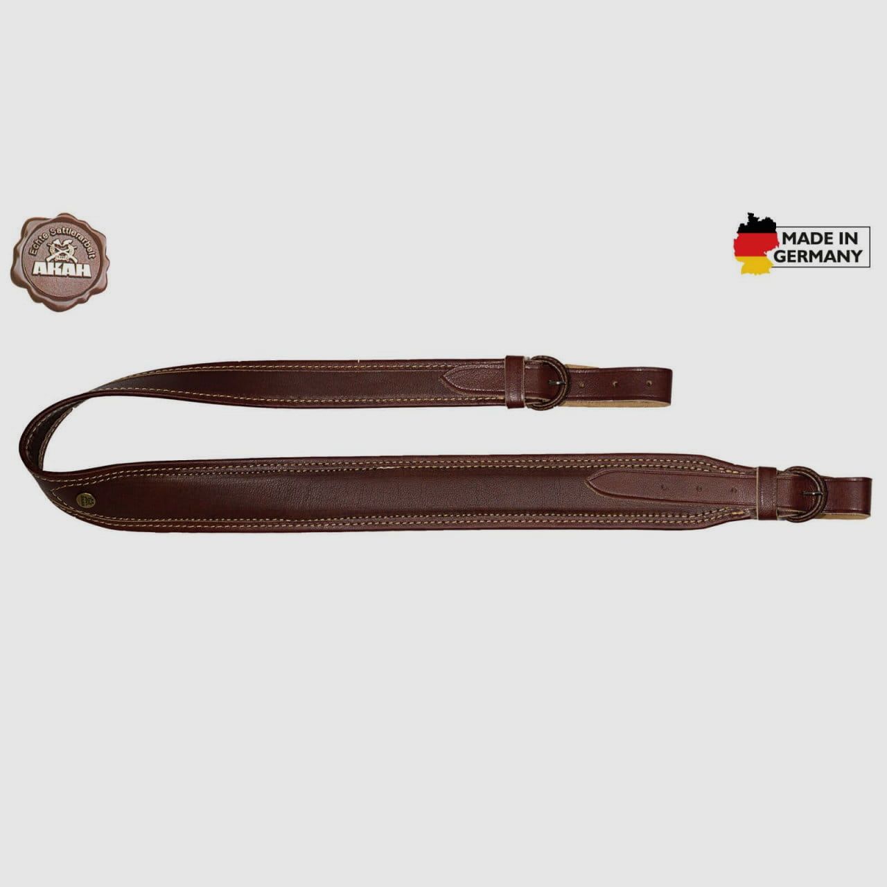 Correa de rifle AKAH de cuero completo