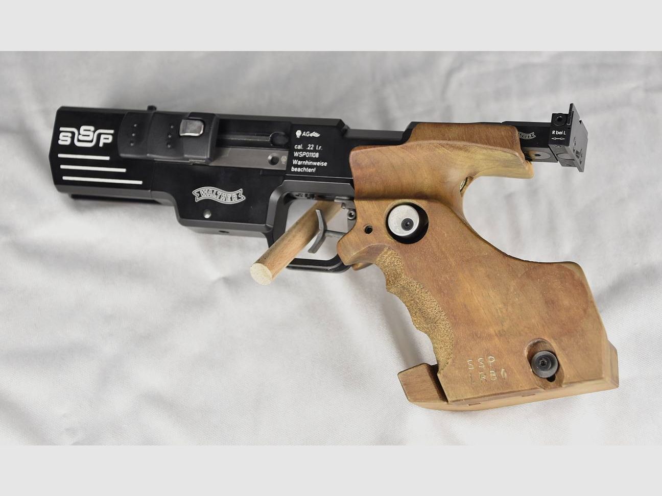 Walther SSP .22 lr. – TOP-Zustand, 2. Magazin, Laufgewicht & Papiere, Bild 2 von 10