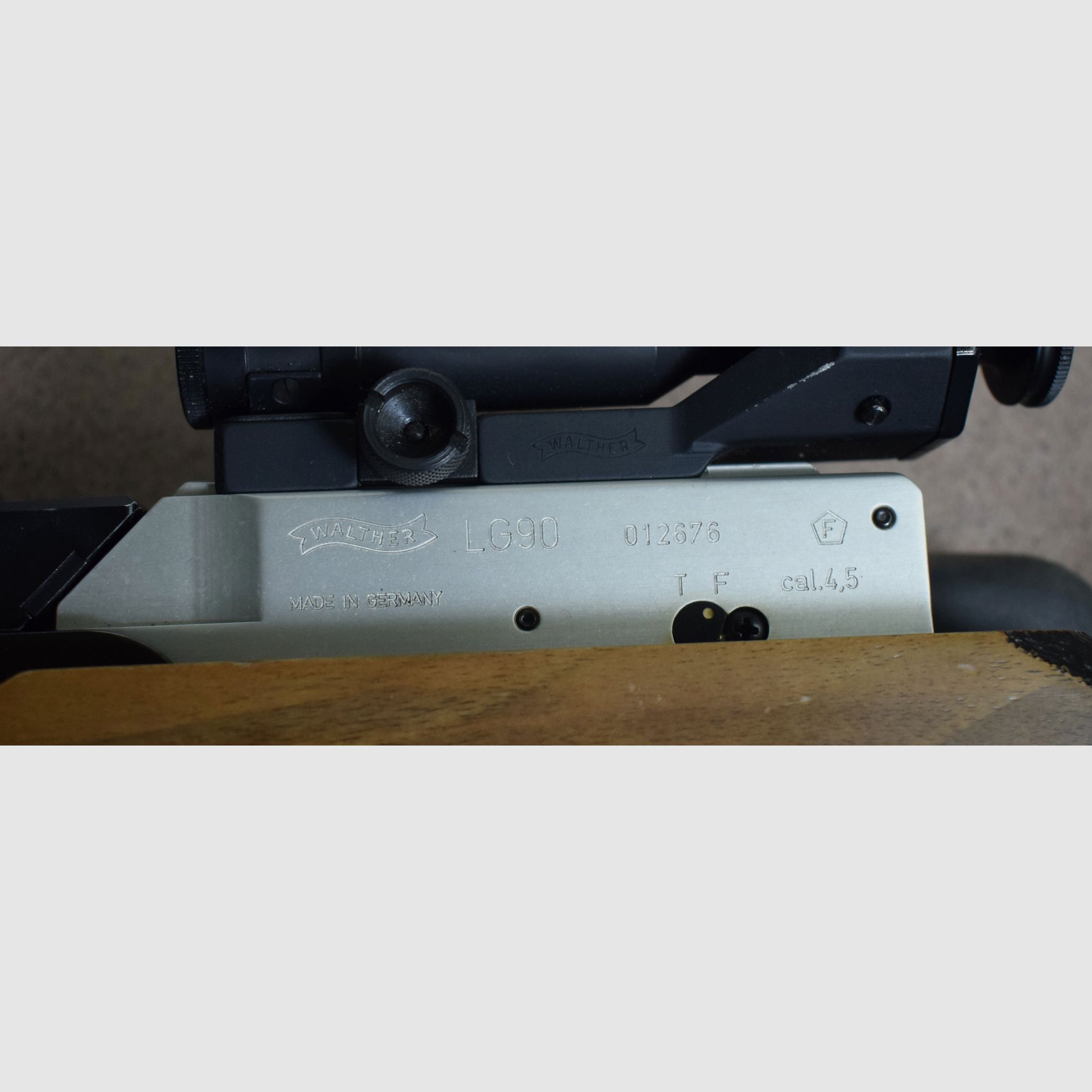 Carabina de aire Walther LG90 - Juntas Nuevas 4,5 Diabolo