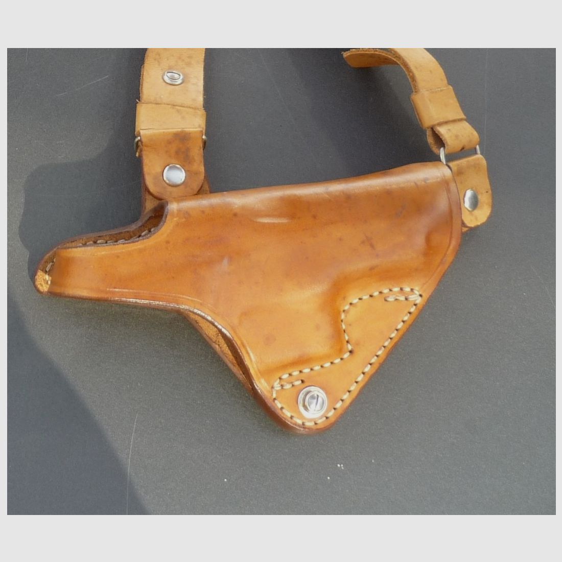 HKDesign Holster Art. Nr. 028 Schulterholster mit abknöpfbarer Mag. Tasche für SIG 226   - Rechtshänder - 2.Wahl