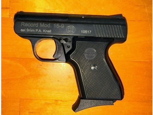 <Record Mod. 15-9 9mm P.A. Knall - Schreckschusspistole>
