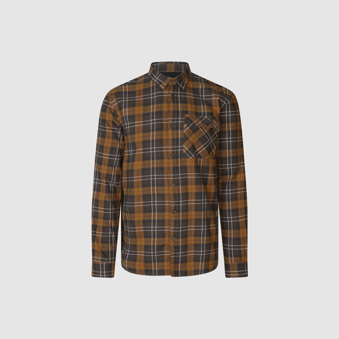 Seeland Glen Flanellhemd Braun