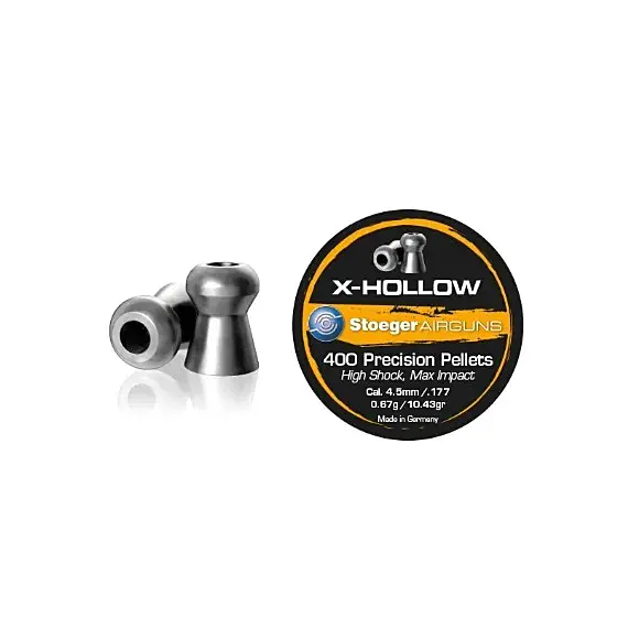 Pudełko 400 śrucin Stoeger X-Hollow Kaliber 4,5 MM