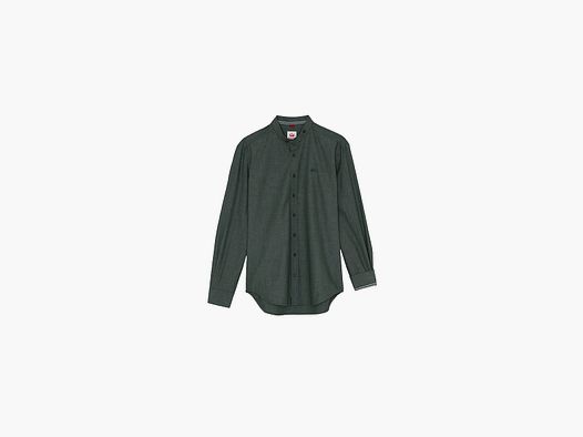 SPIETH & WENSKY Trachtenhemd EDERTAL LA Slim Fit Dunkelgrün