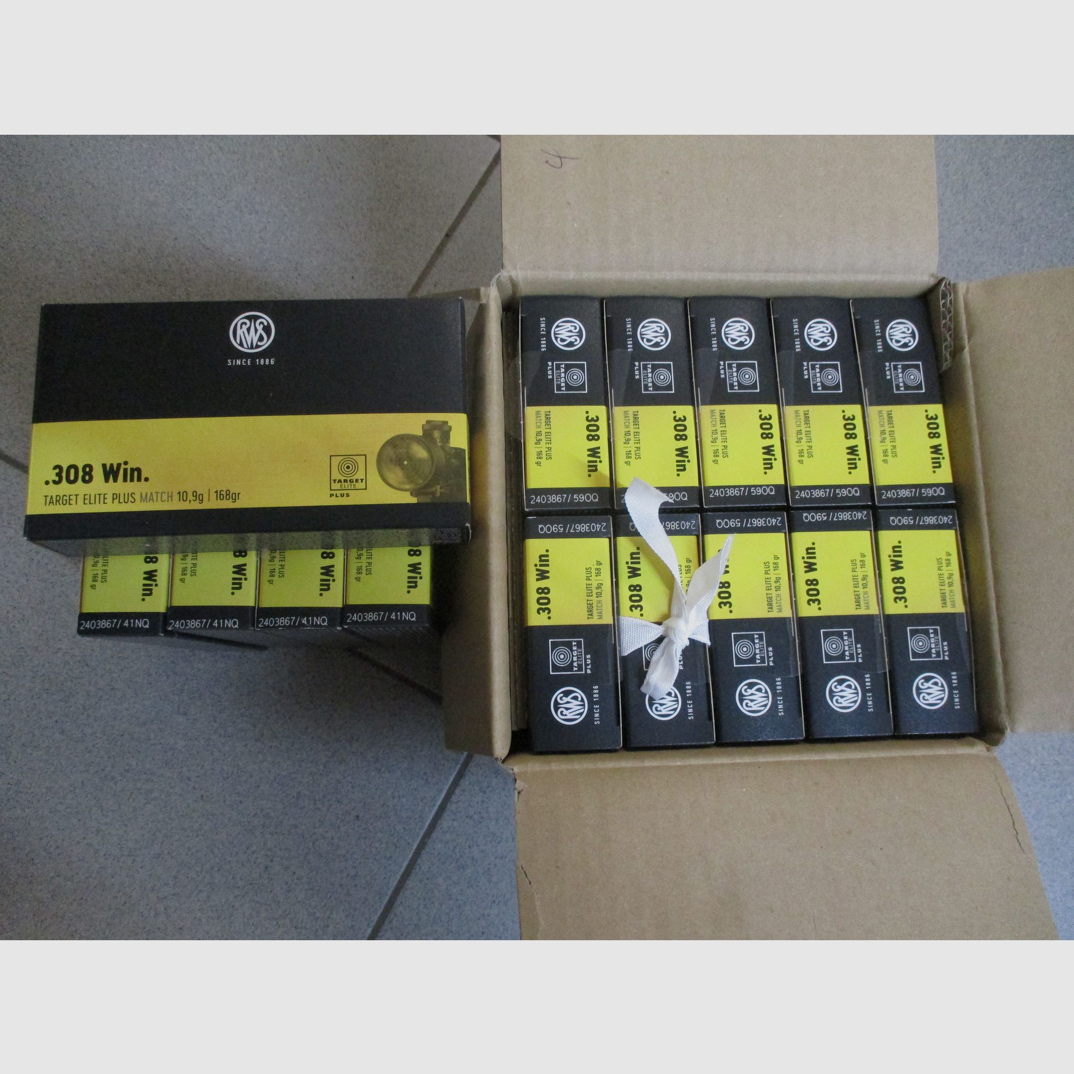  RWS Target Elite Plus .308 Win 10,9g 168grs. 
