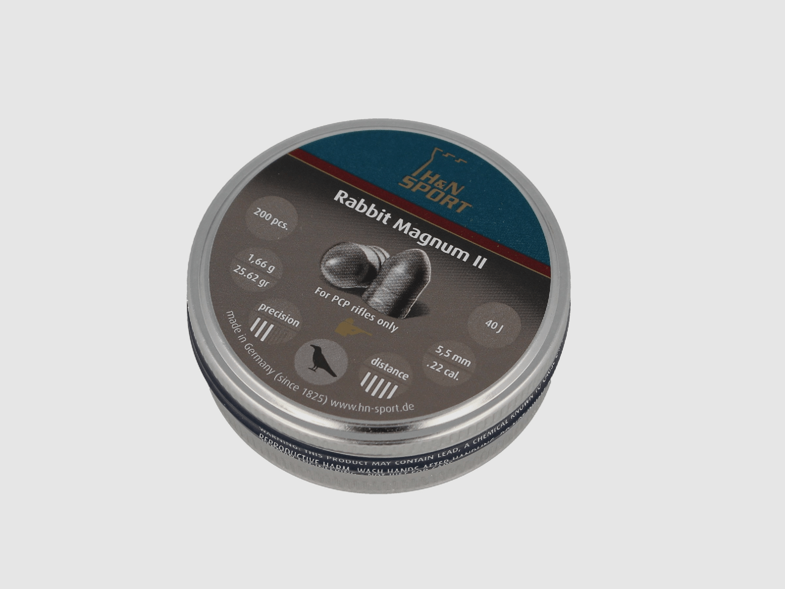 H&N Rabbit Magnum II balines diabolo 5,5 mm 200 unidades