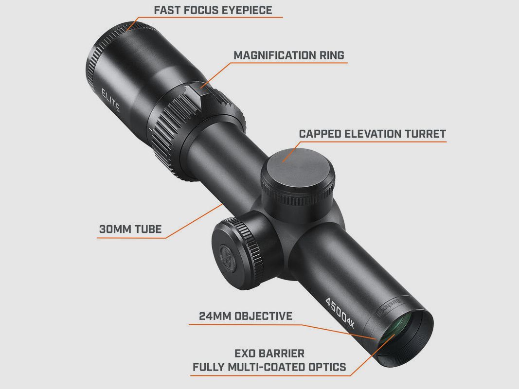 Bushnell Zielfernrohr Elite 4500 1-4x24 Multi-X Absehen 30mm
