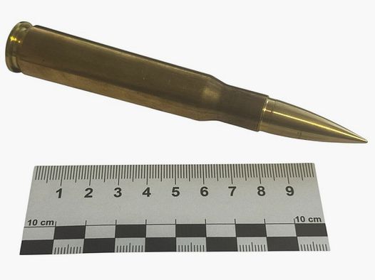 .50 BMG Demontaż – Masywna Mosiężna Pocisk Stały
