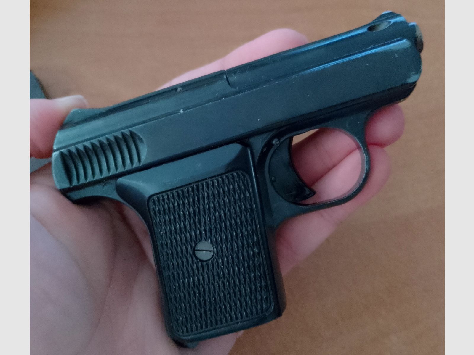 Zeldzame Rhöner SM 110A Kal. 8 mm knal in PTB 45-69 van 1969!