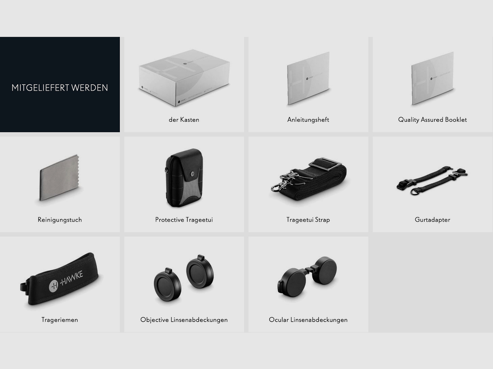 HAWKE 38011 Frontier HD X 8x42 binoculars with strap and carrying case birdwatcher