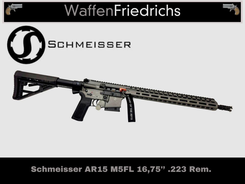 Schmeisser AR15 M5FL 16,75'' grey - Waffen Friedrichs, Bild 1 von 10