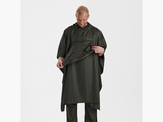 Survivor Poncho da pioggia - Timber - Taglia: Uomo XL/2XL/3XL