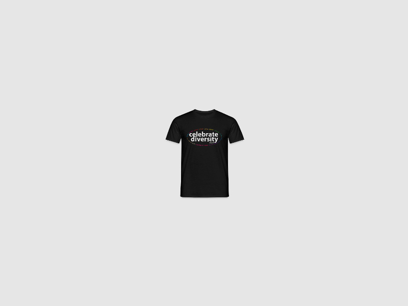 celebrate diversity - Männer T-Shirt Militärgrün