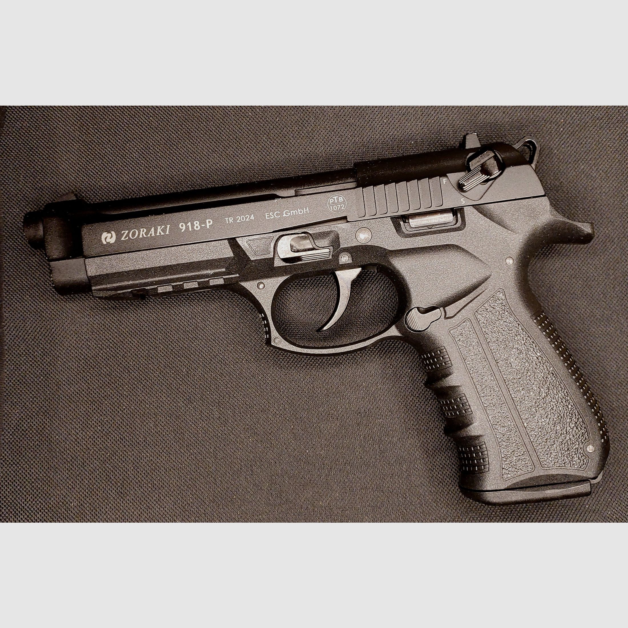 Zoraki 918-P TR-2024 9mm P.A.K. brüniert (PTB 1072) neuwertig Z 918 neuwertig