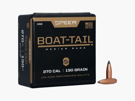 Puntas de bala SPEER Boat-Tail – .277″ – 130 grains