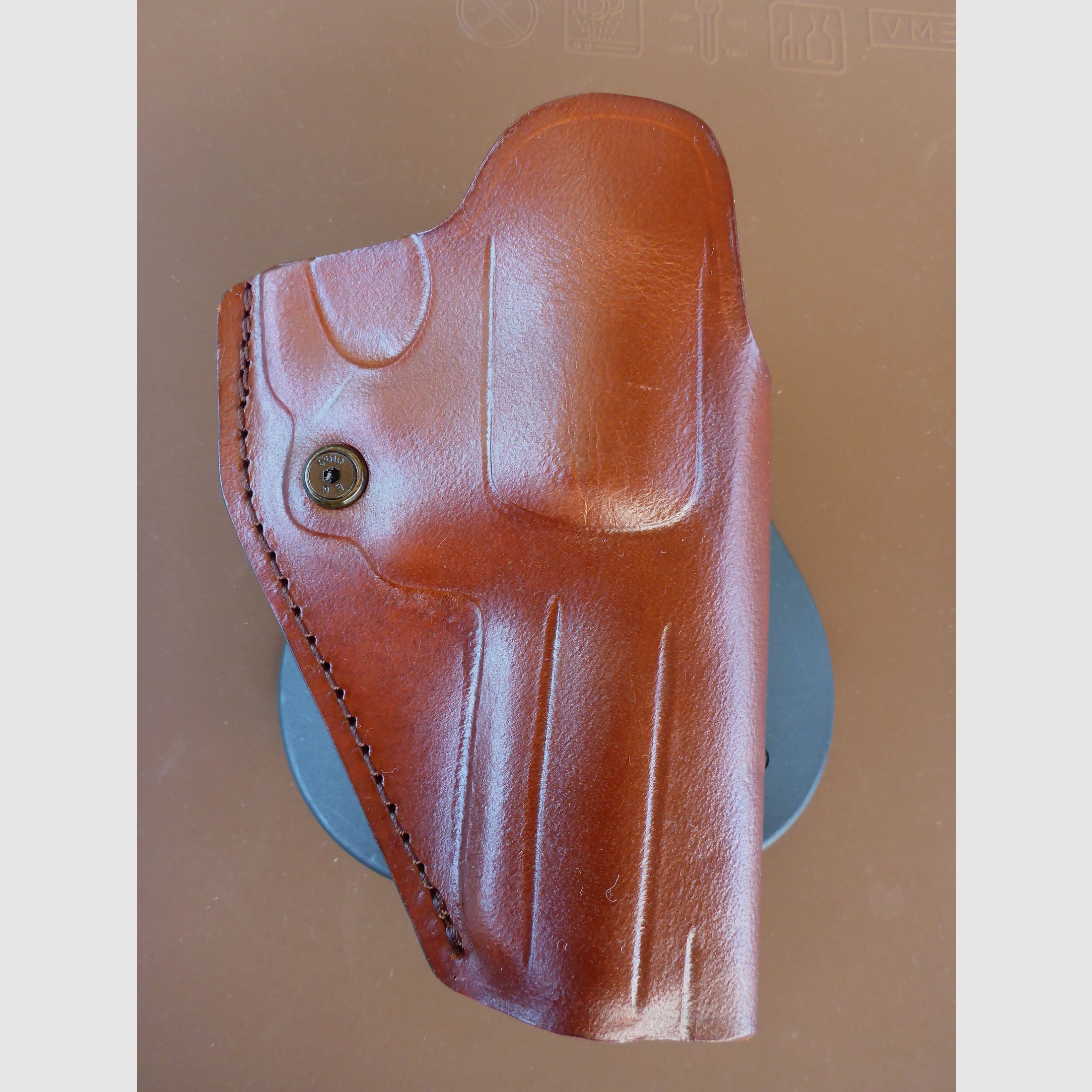 Paddle Holster per Ruger SP101, 3", adatto anche per lunghezze di canna più corte.