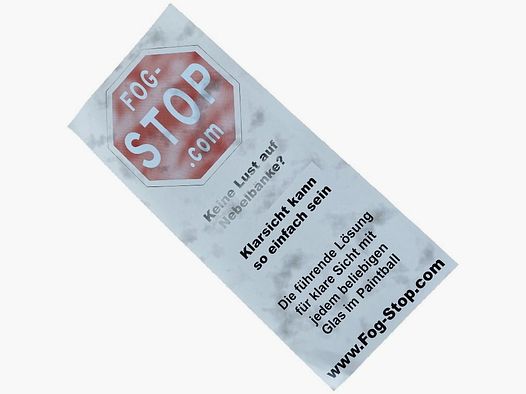 FogStop Pellicola Antifog per Maschere (80x200mm)